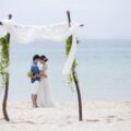 壱岐筒城浜で結婚式の前撮り家族撮影【2019年夏事例】